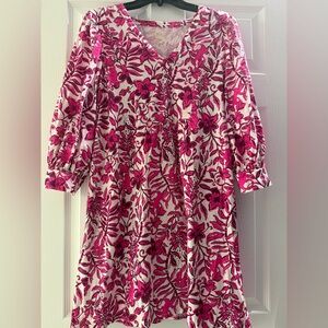 Lilly Pulitzer Pink Floral Dress